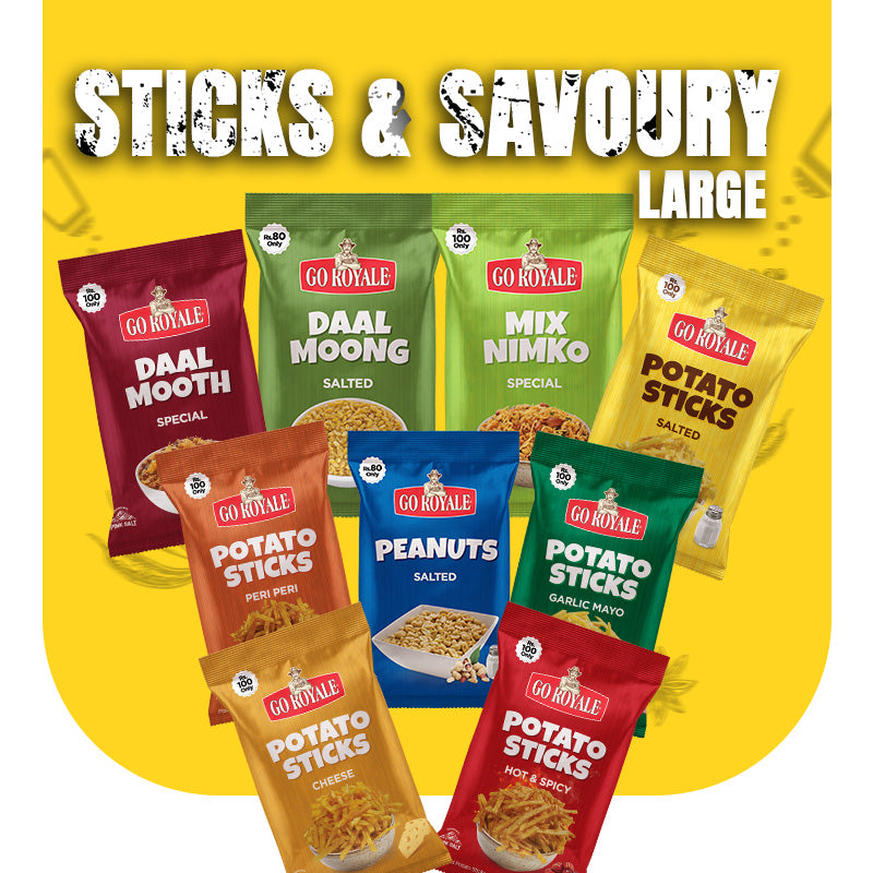 Go Royale Salt+Savoury Large Bundle - 9 Premium Products