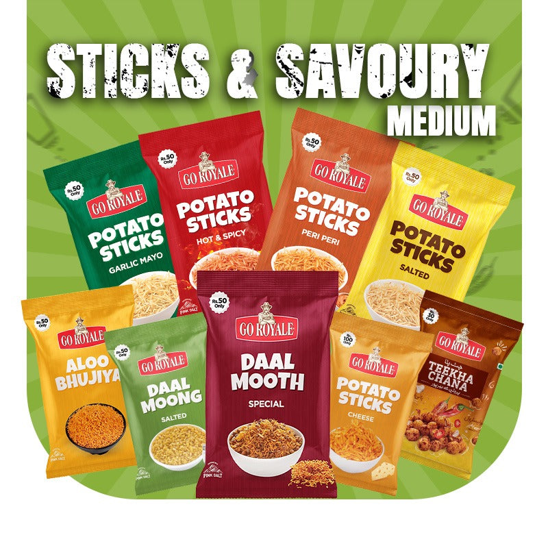 Go Royale Salt+Savoury Medium Bundle - 11 Premium Products